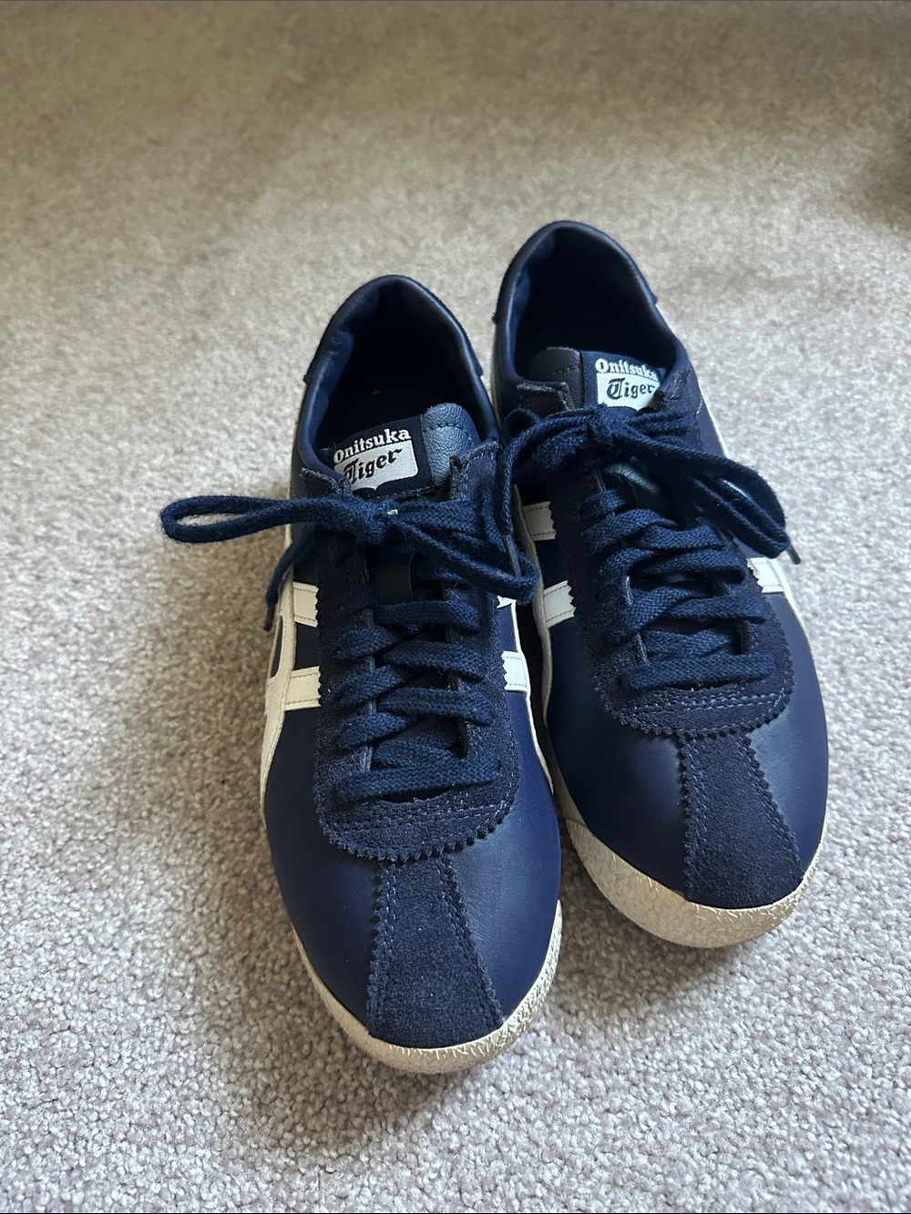 Onitsuka Tiger by Asics Men’s Navy with White Stripe Sneakers